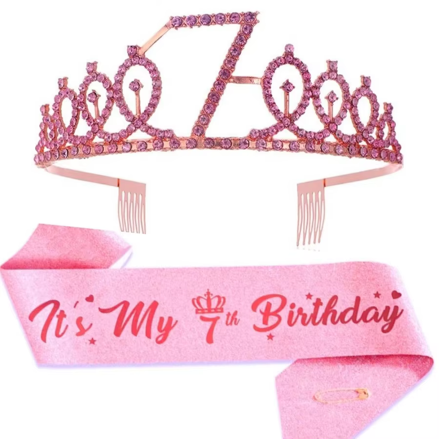 "This Is My" Birthday Tiara & Sash