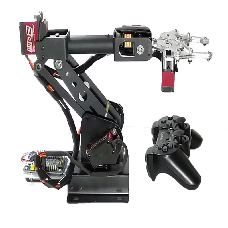 Ps2 Control 6 DOF Robotic Arm Gripper Claw