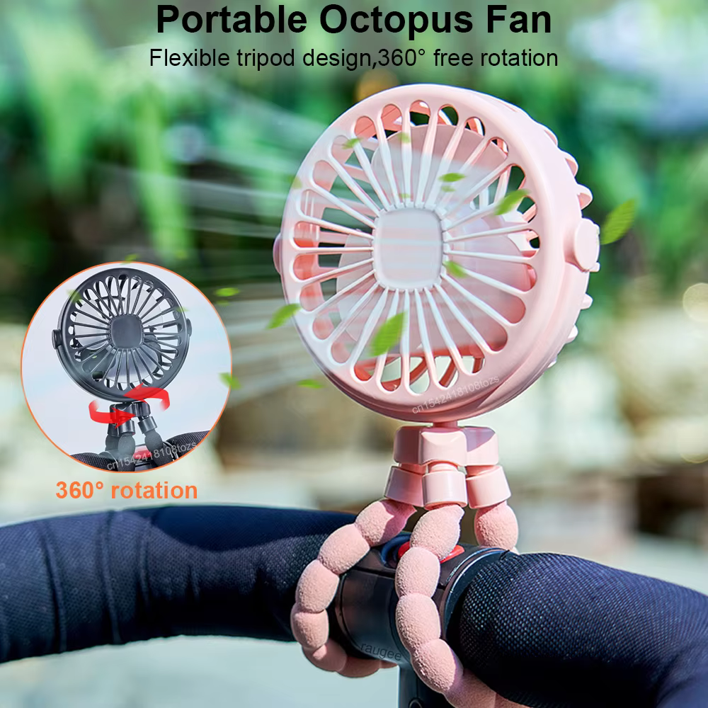 Clip-On Pram Fan – USB Rechargeable
