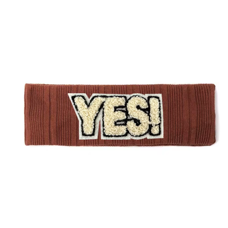 Chenille YES Patch Headband