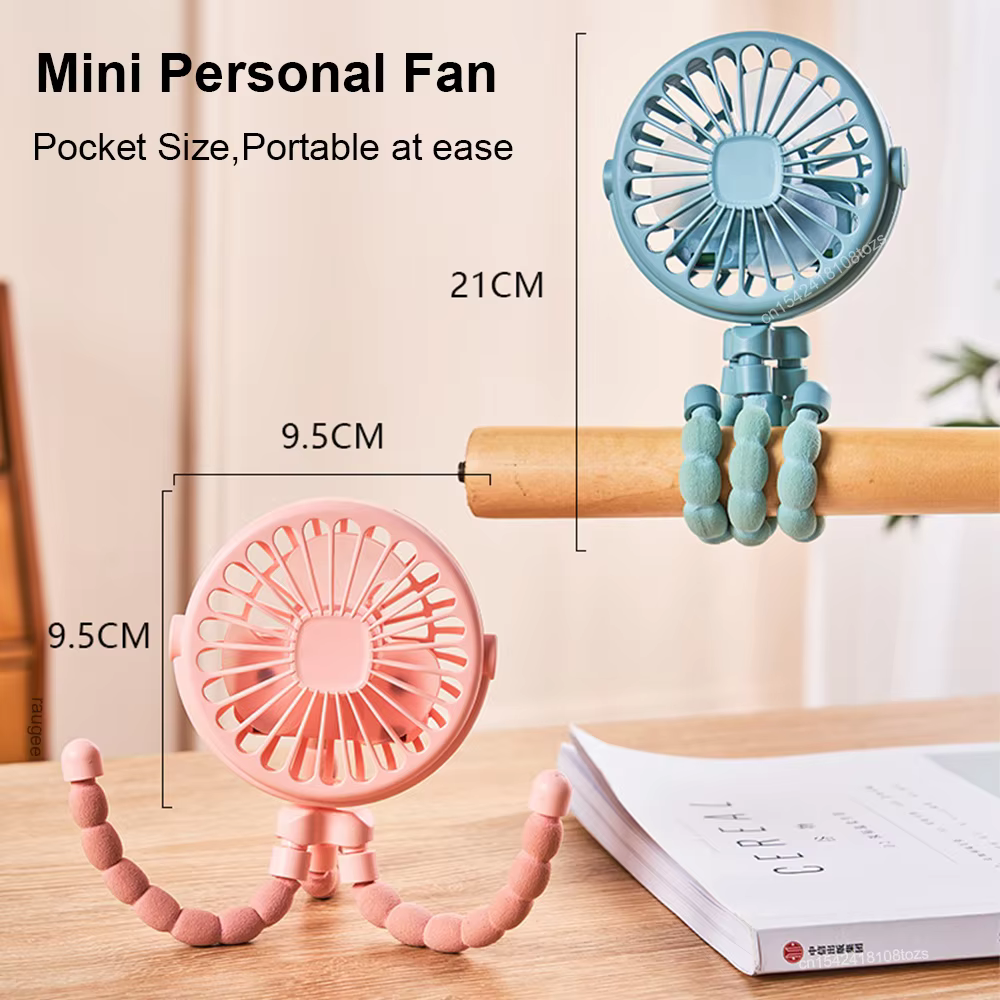 Clip-On Pram Fan – USB Rechargeable