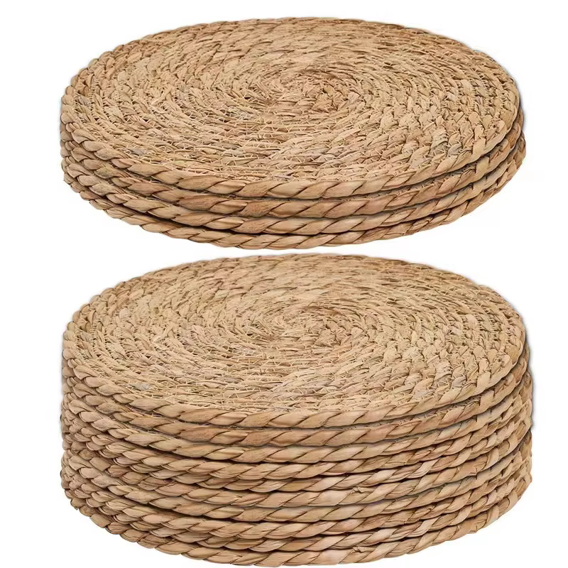 Round Woven Rattan Placemats