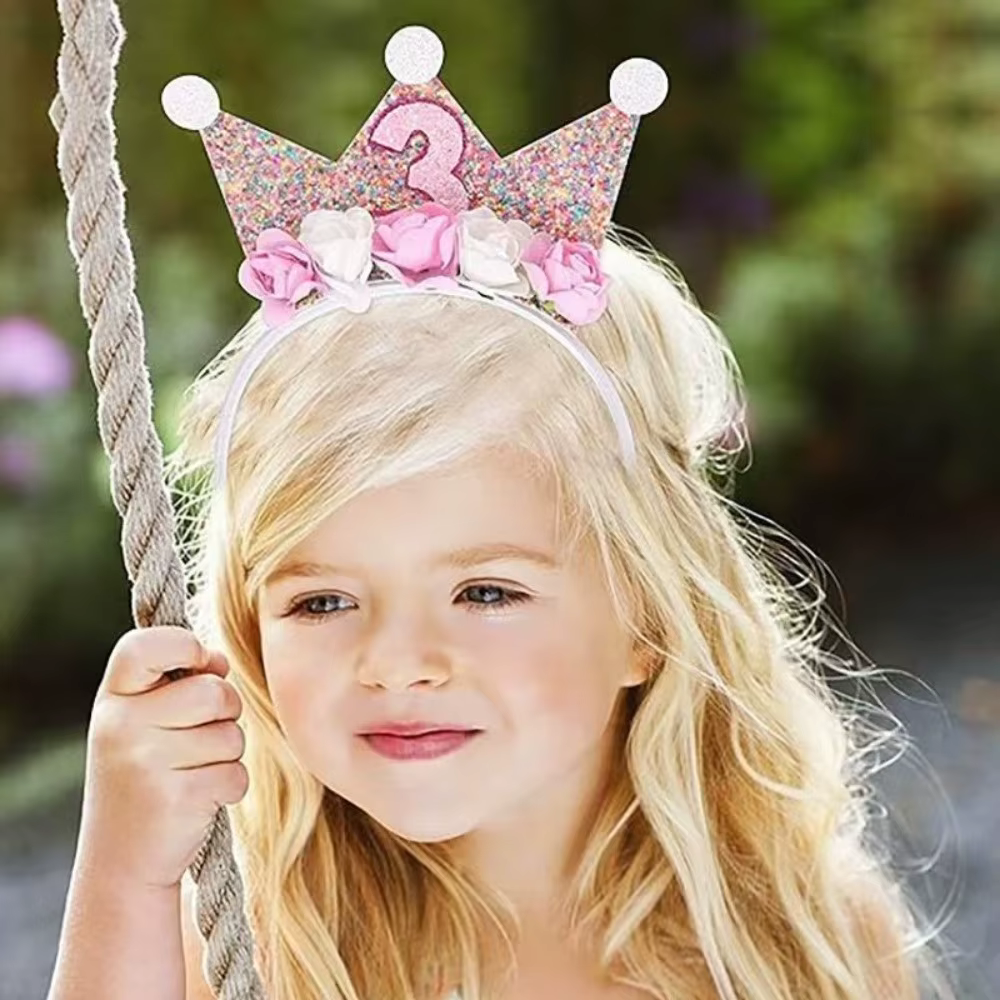 Sparkle Flower Crown Headband