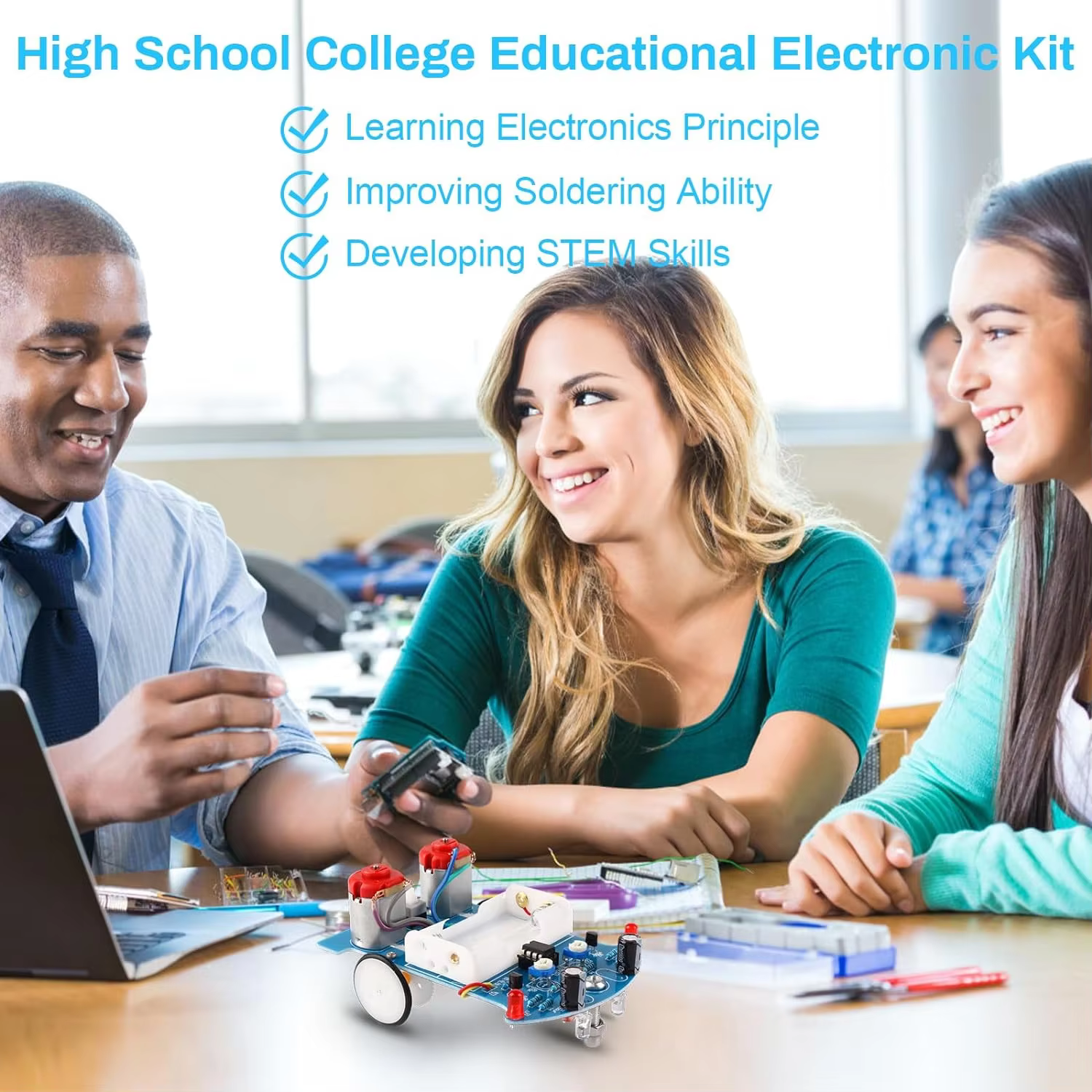 Beginner Soldering Robot Kit
