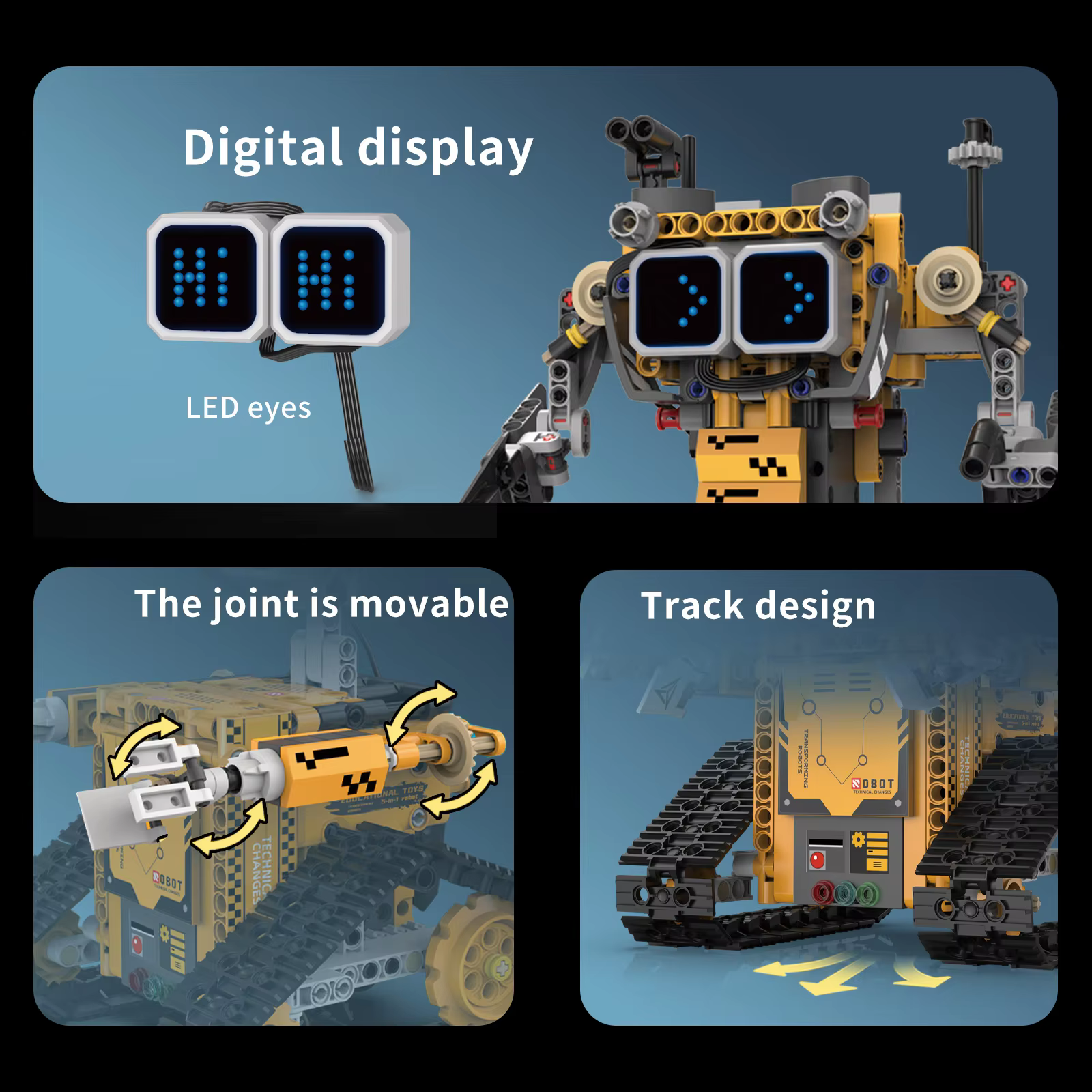 5-in-1 Transforming Robot Set