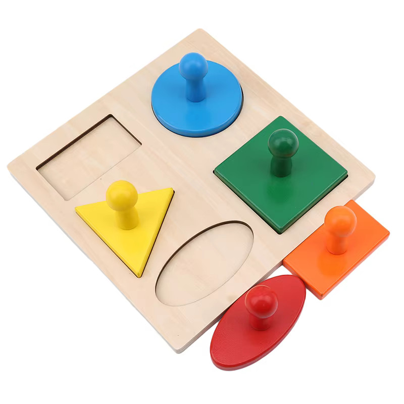 Wooden Shape-Sorting Puzzle