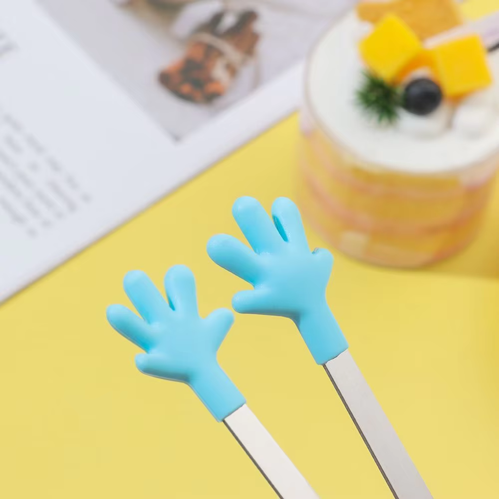 Mini Silicone Snack Tongs