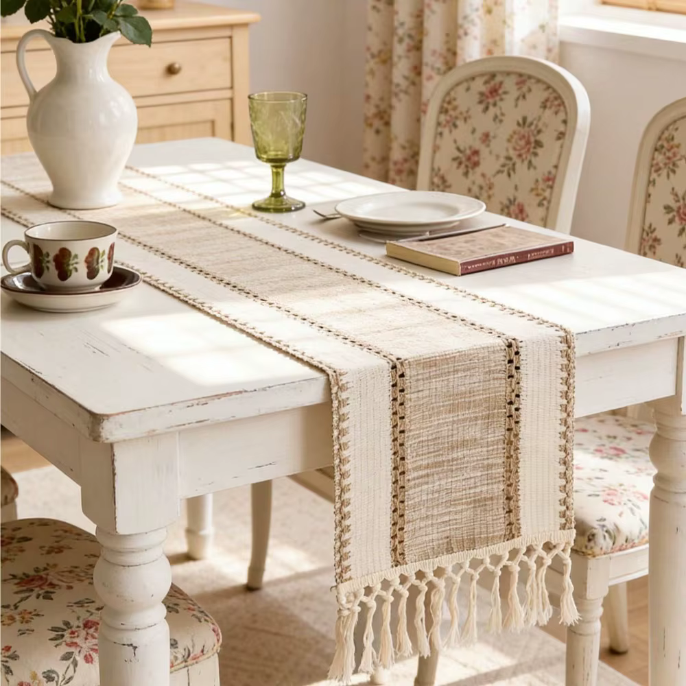 Striped Table Runner – Lilvelle Chanukah party finds