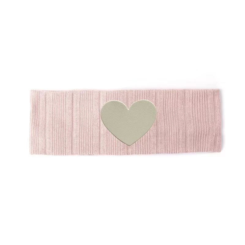Chenille Heart Patch Headband