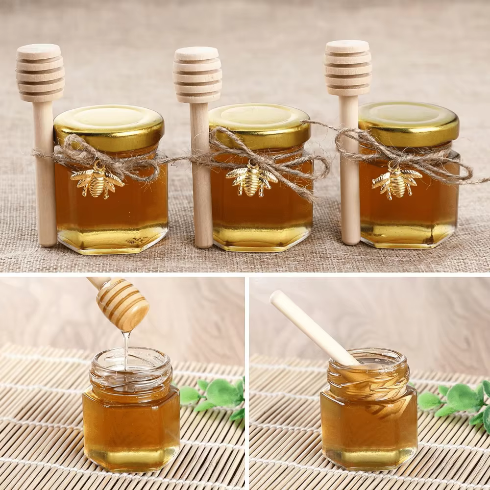 Mini Glass Topping Jars