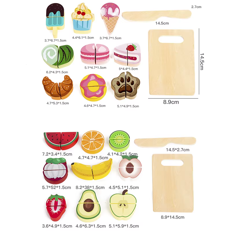 Wooden Toy Kitchen Set