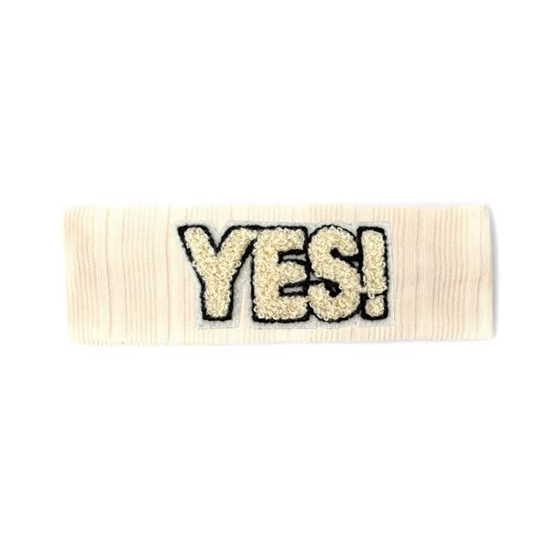 Chenille YES Patch Headband