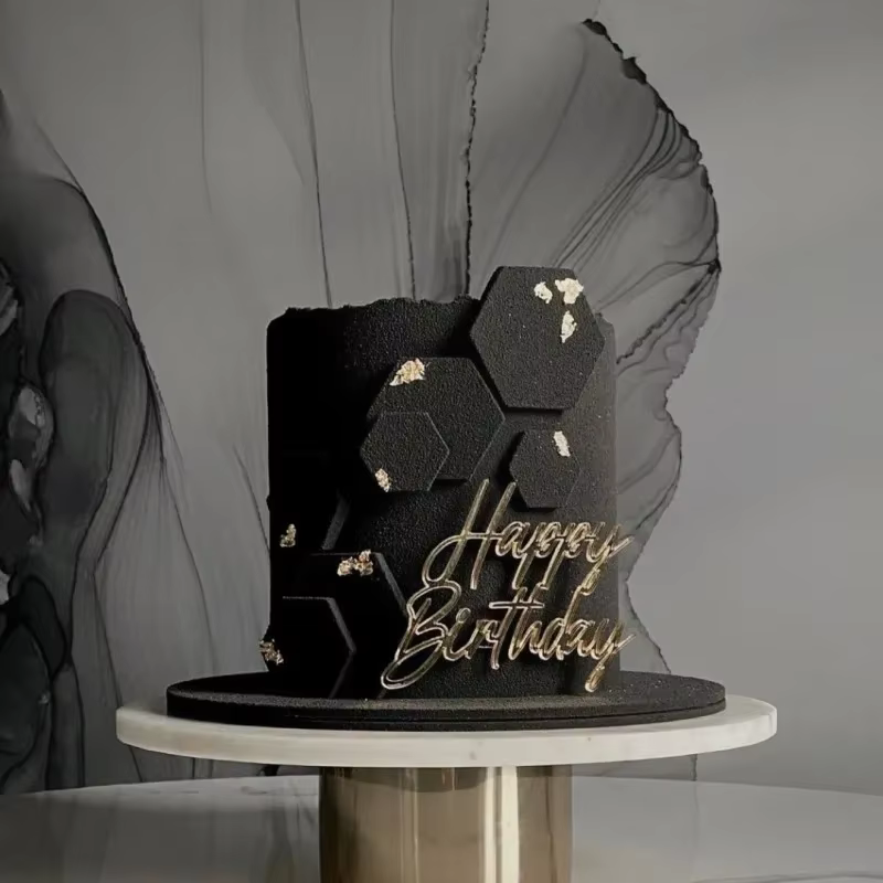 Birthday Girl Gold Cake Topper