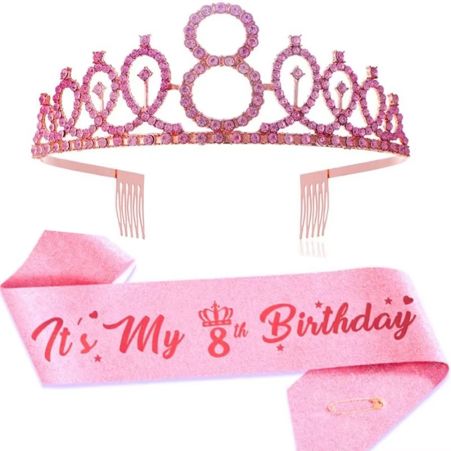 "This Is My" Birthday Tiara & Sash