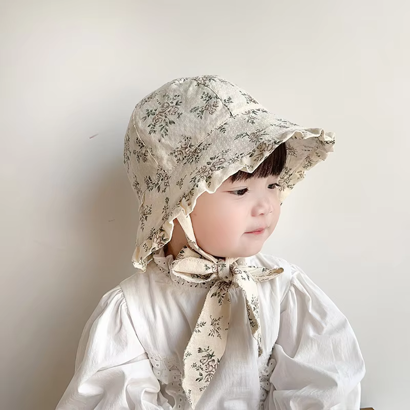 Floral Brim Sun Hat