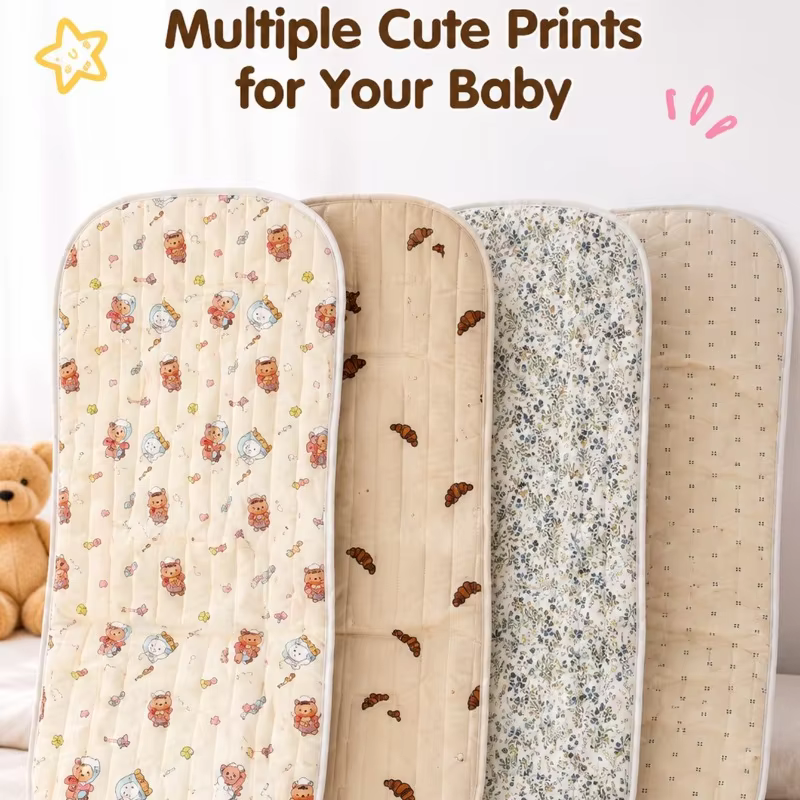 Quilted Pram Liner – Soft Print – Lilvelle Pram & Buggy Extras find