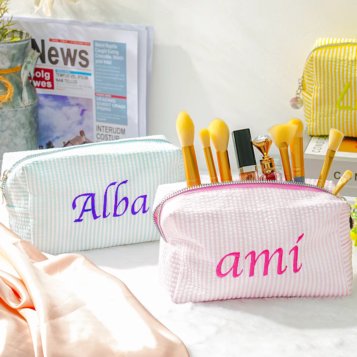 Personalised Corduroy Pouch