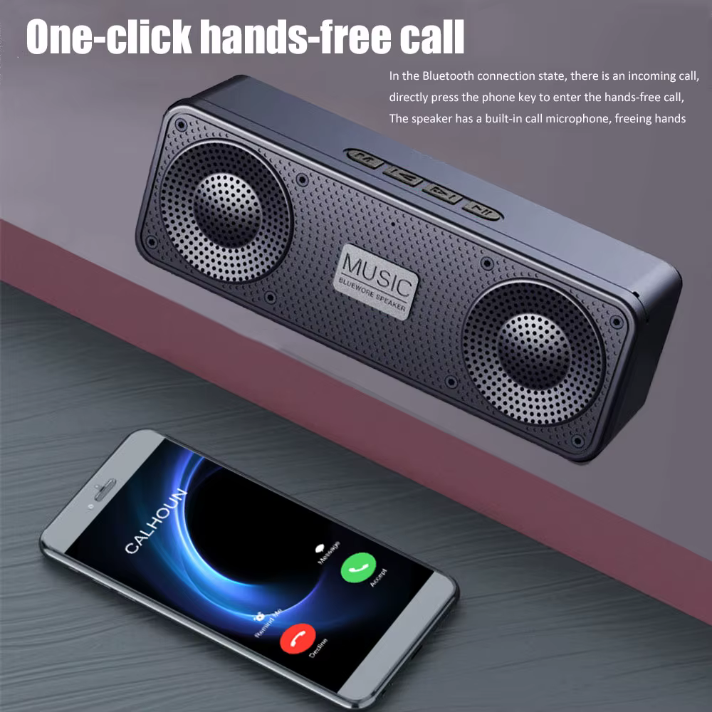 S18 Mini Speaker with Radio – Black