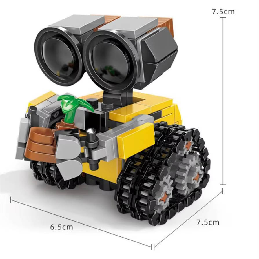 Space Robot Building Bricks