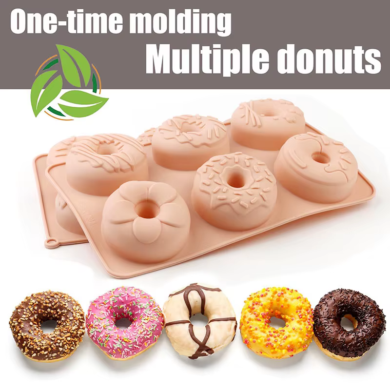 Mini Fluted Doughnut Mould – 6 Cavity