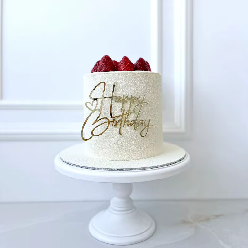 Birthday Girl Gold Cake Topper