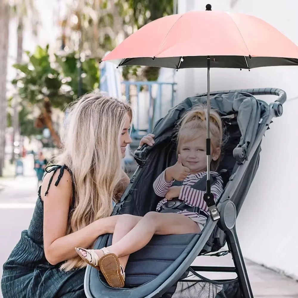 Clip-On Pram Parasol – 360° Adjustable