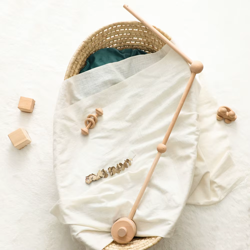Wooden Cot Mobile