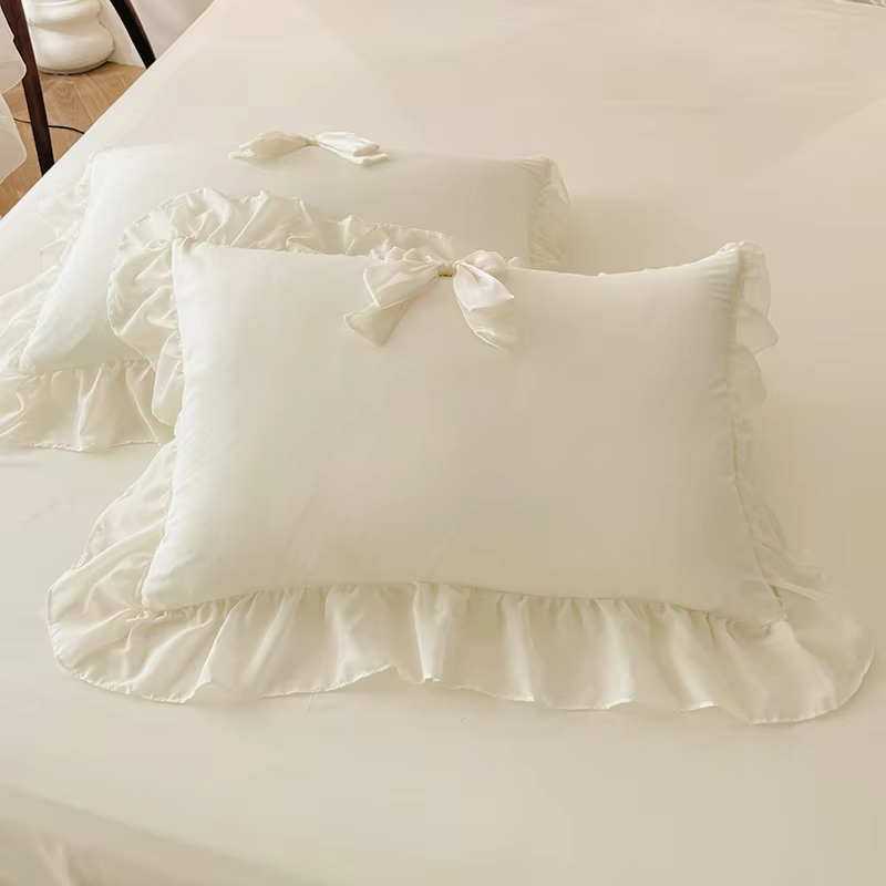 White Ruffle Duvet Set