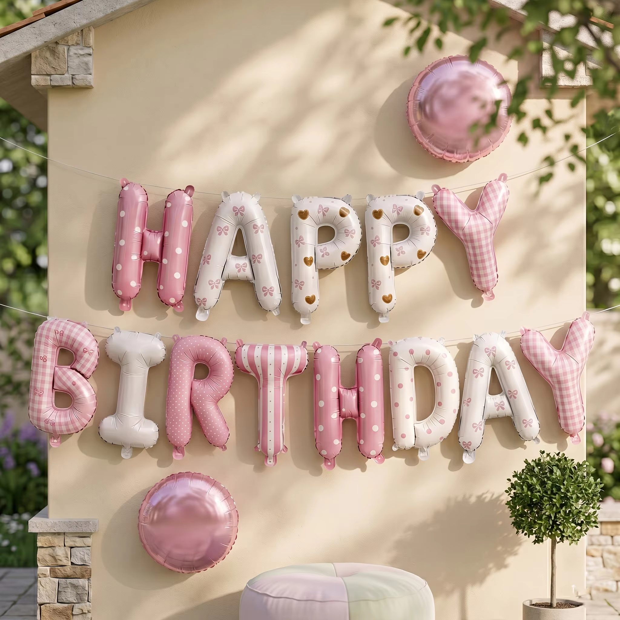 Happy Birthday Foil Letter Balloons