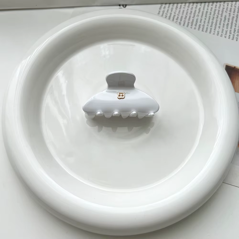 Rounded Acetate Claw Clip