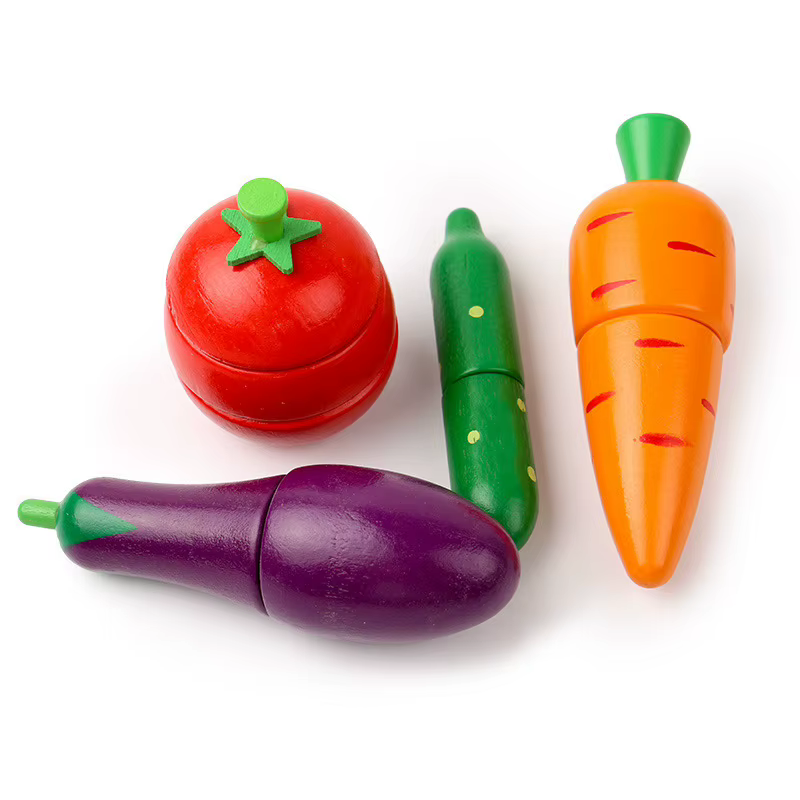 Wooden Cutting Food Set