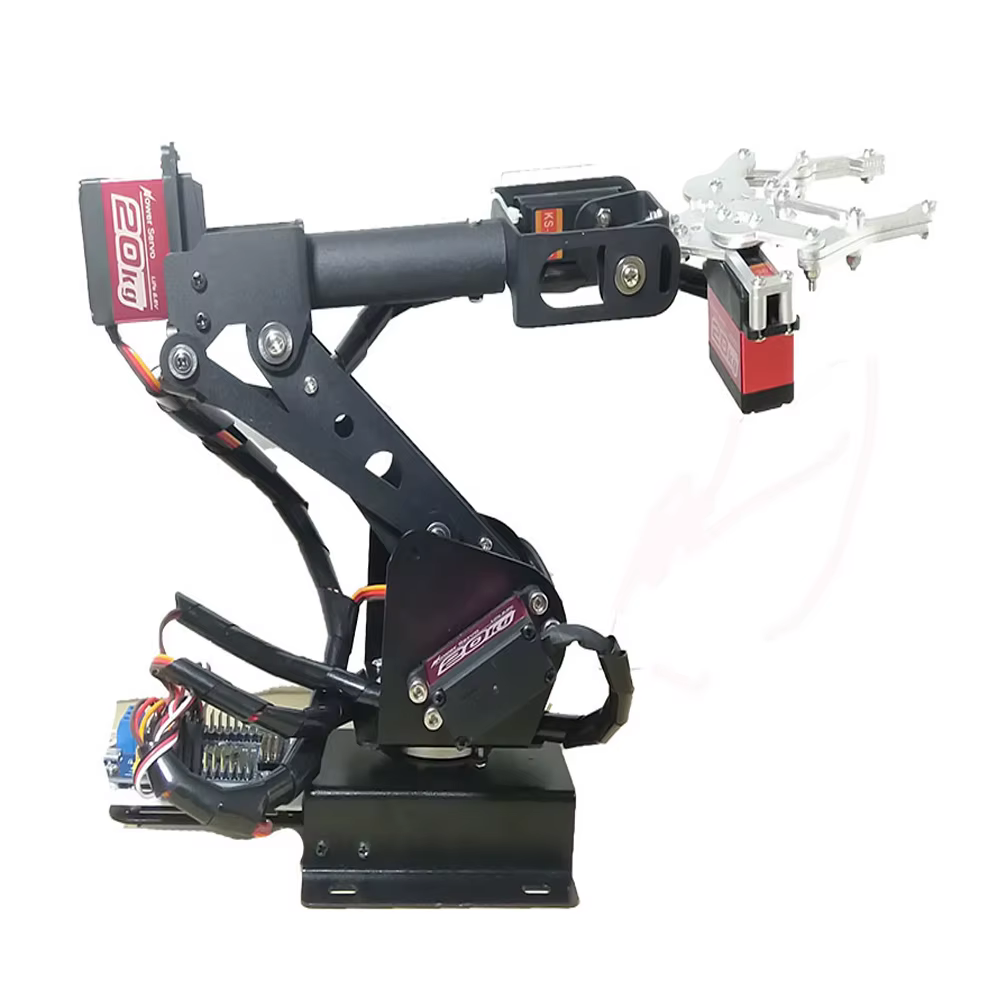 Ps2 Control 6 DOF Robotic Arm Gripper Claw