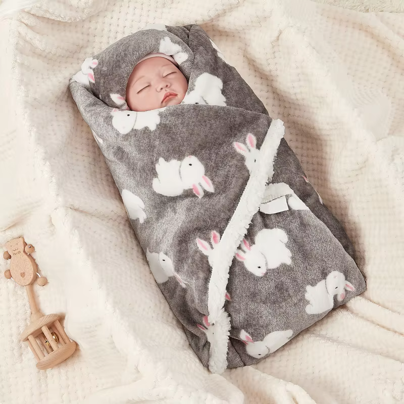 Warm Quilted Winter Baby Blanket