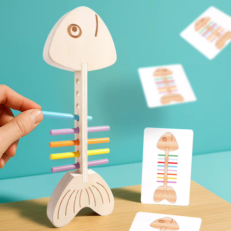 Wooden Balance Sticks Game