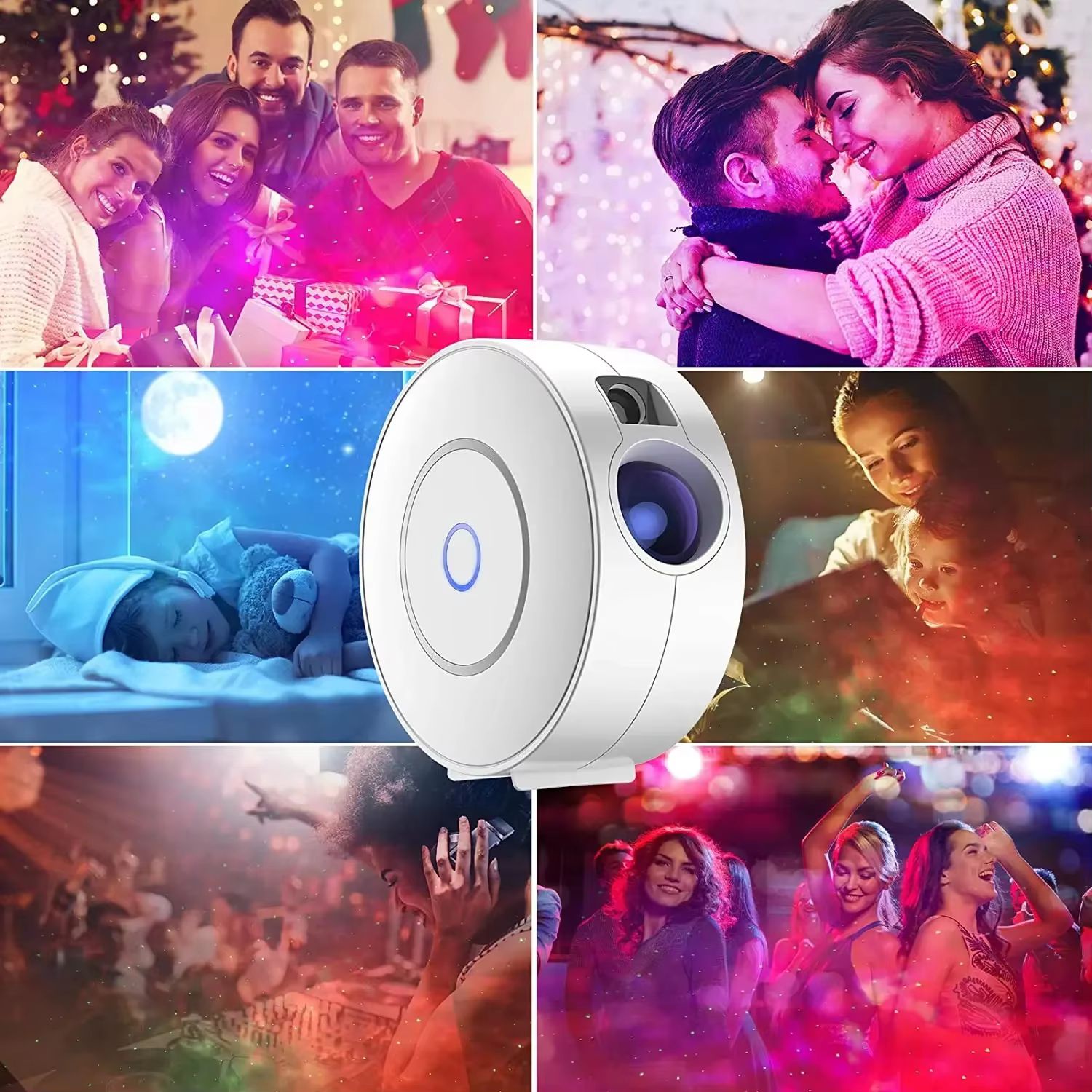Smart Aurora Galaxy Projector – Black