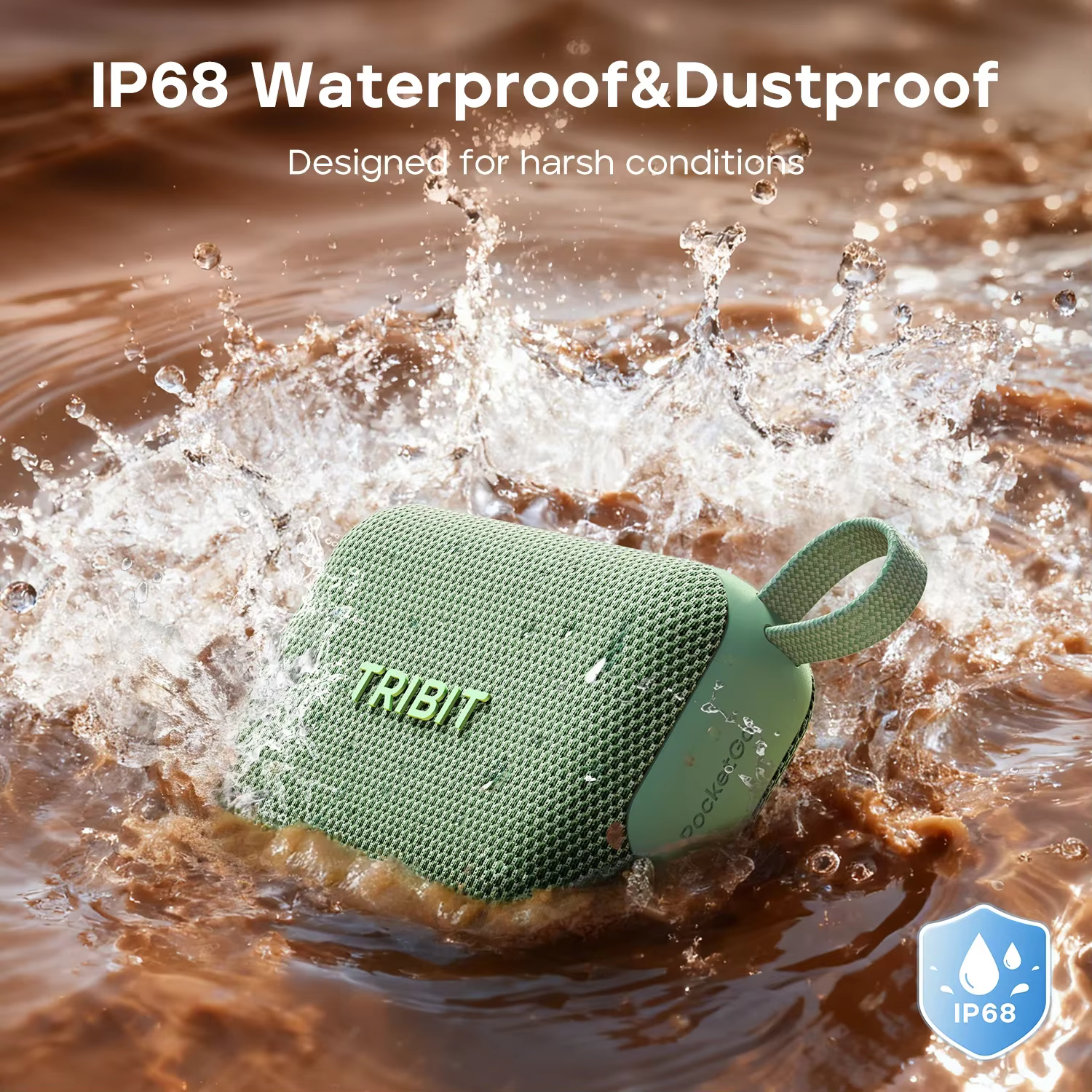 Tribit PocketGo Speaker – Green