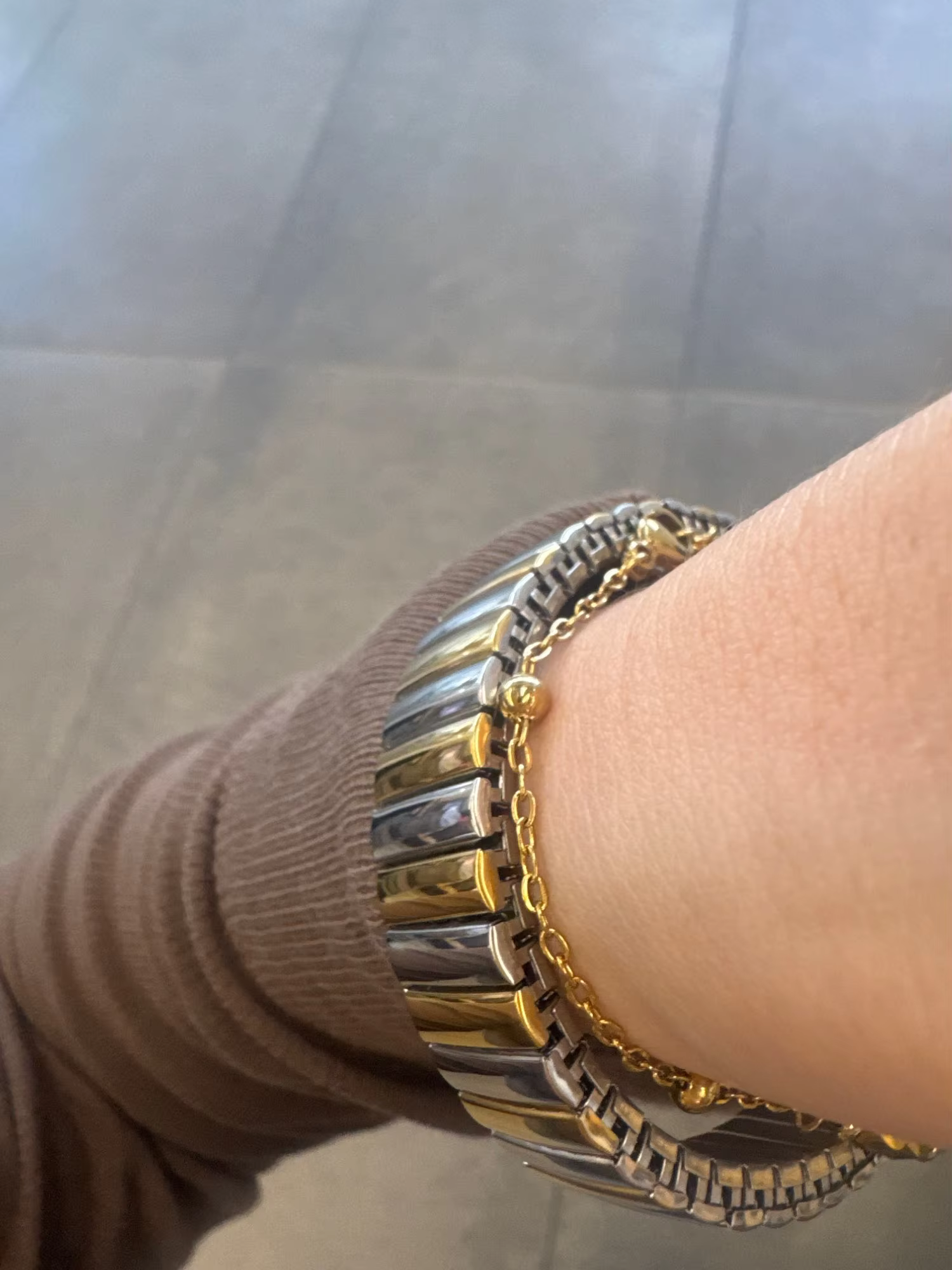 Gold Stacking Bracelet