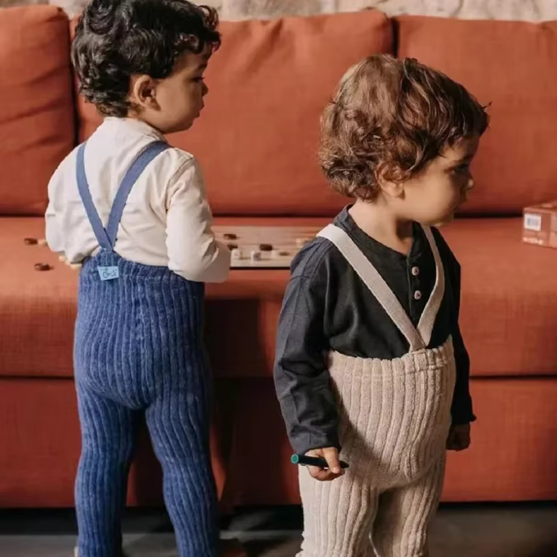 Baby Cotton Suspender Overalls