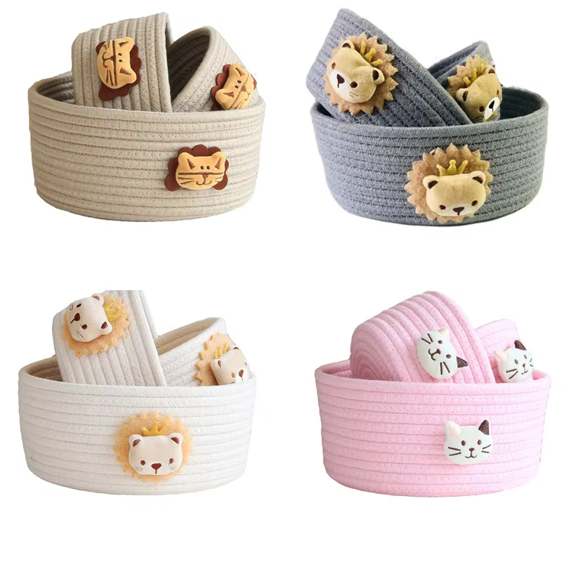 Woven Animal Storage Baskets – Lilvelle kids bedroom & nursery find