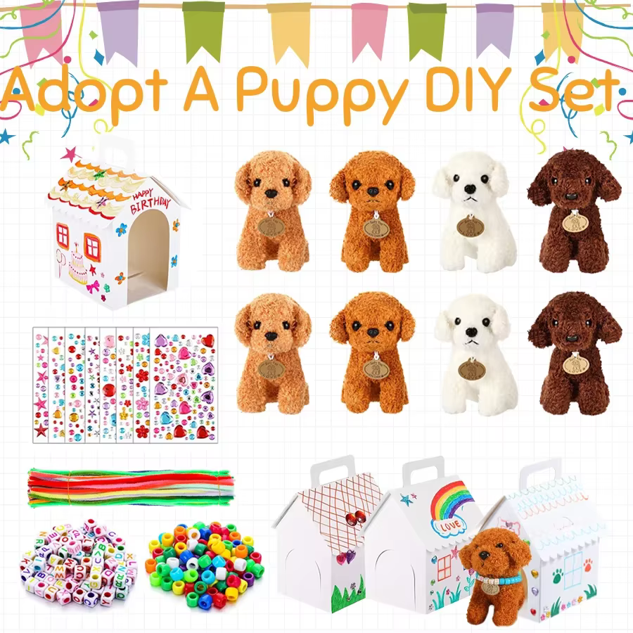 Adopt-a-Puppy Party Favour Set