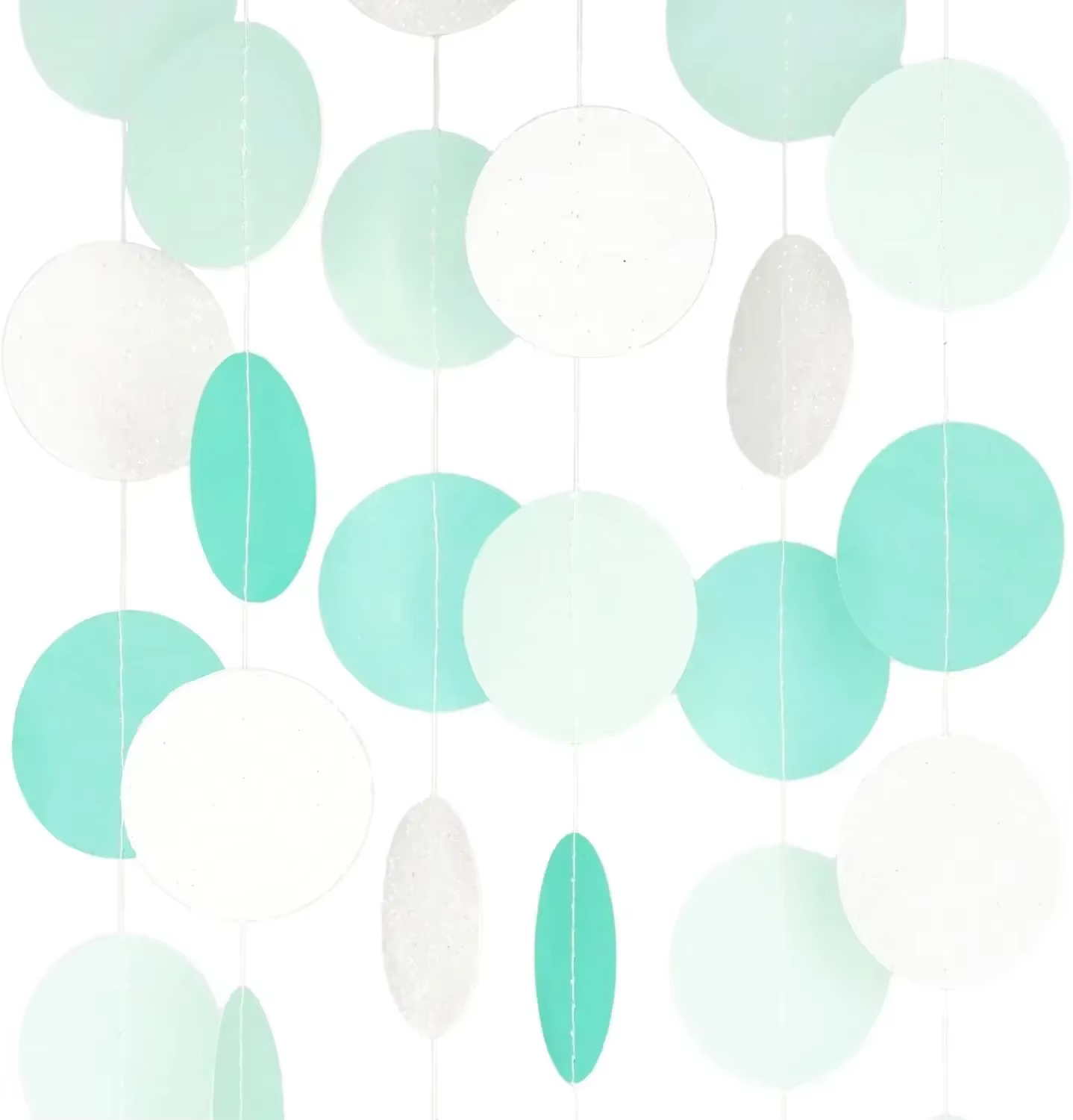 Circle Dots Paper Garland Backdrop