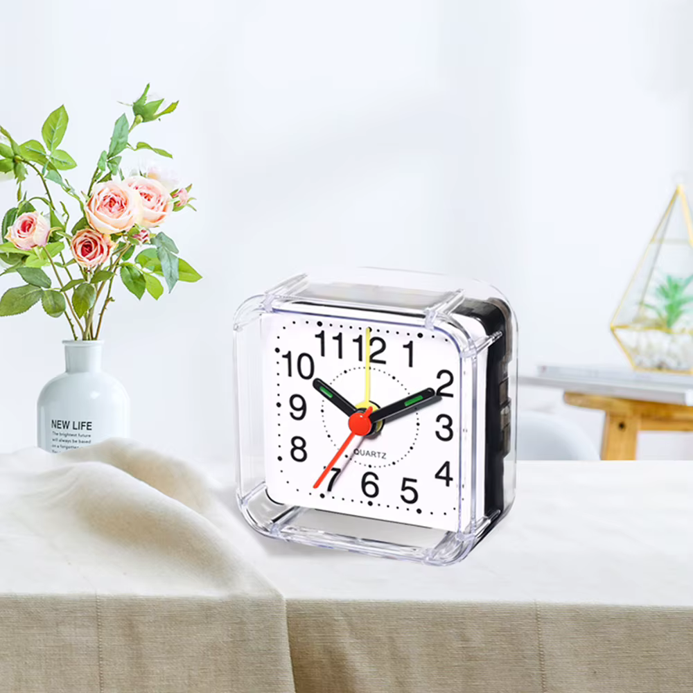 Square Acrylic Bedside Clock