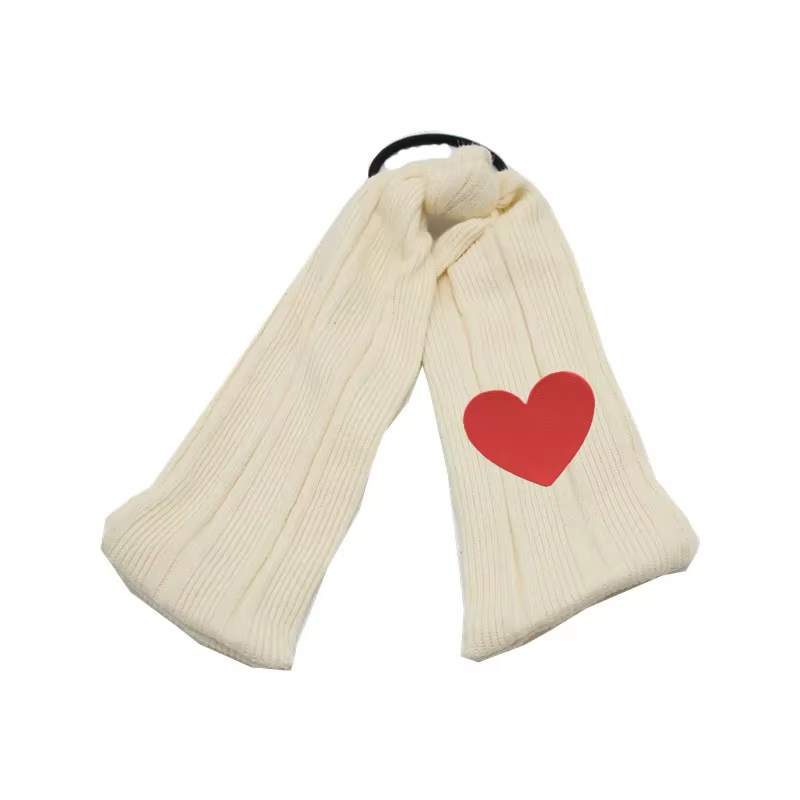 Chenille Heart Patch Headband