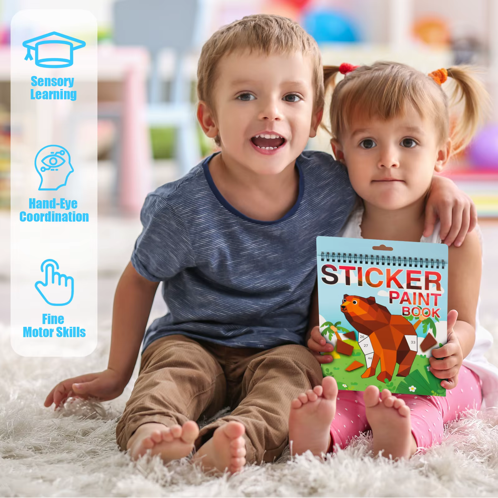 Sticker-by-Number Activity Book – Ocean