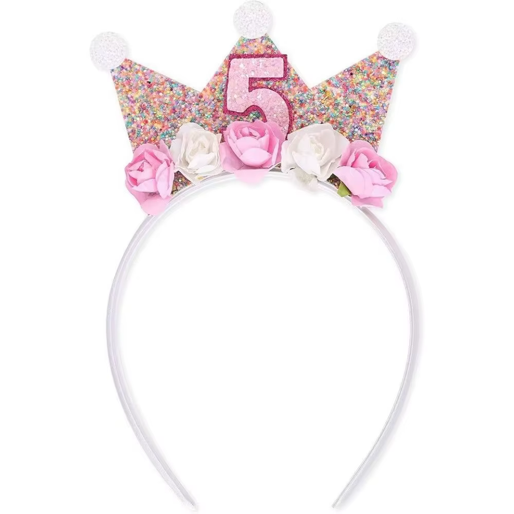 Sparkle Flower Crown Headband