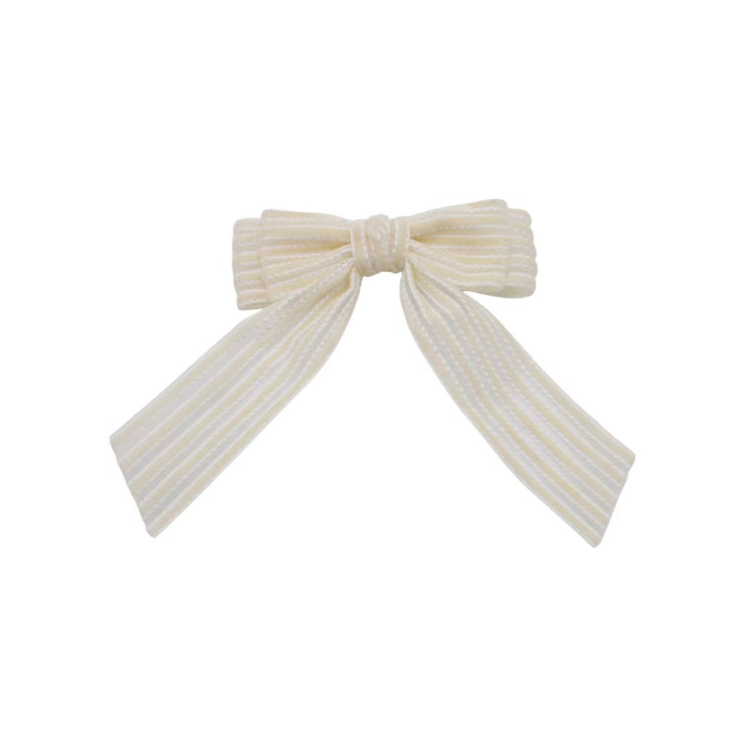 Black Velvet Bow Headband Medium Hair Clip