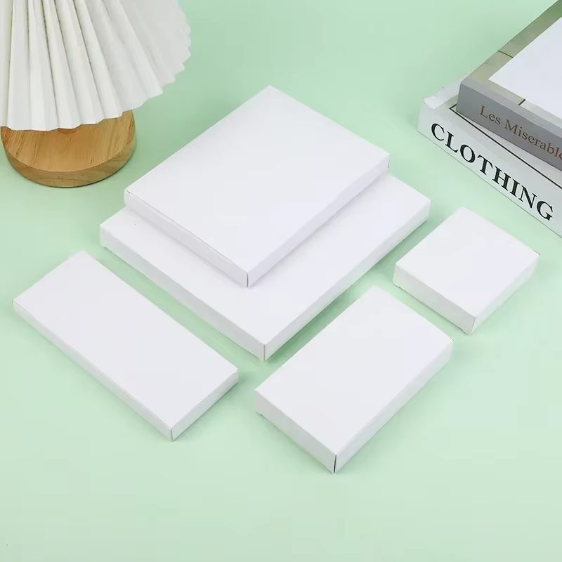 White Folding Treat Boxes