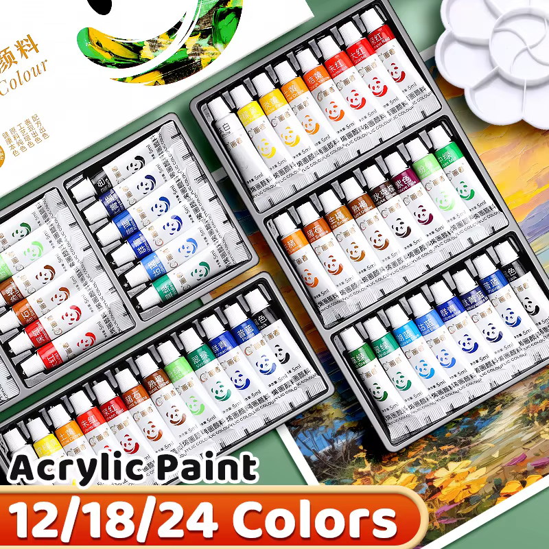 Vibrant Acrylic Paint Set – Lilvelle Chanukah party finds