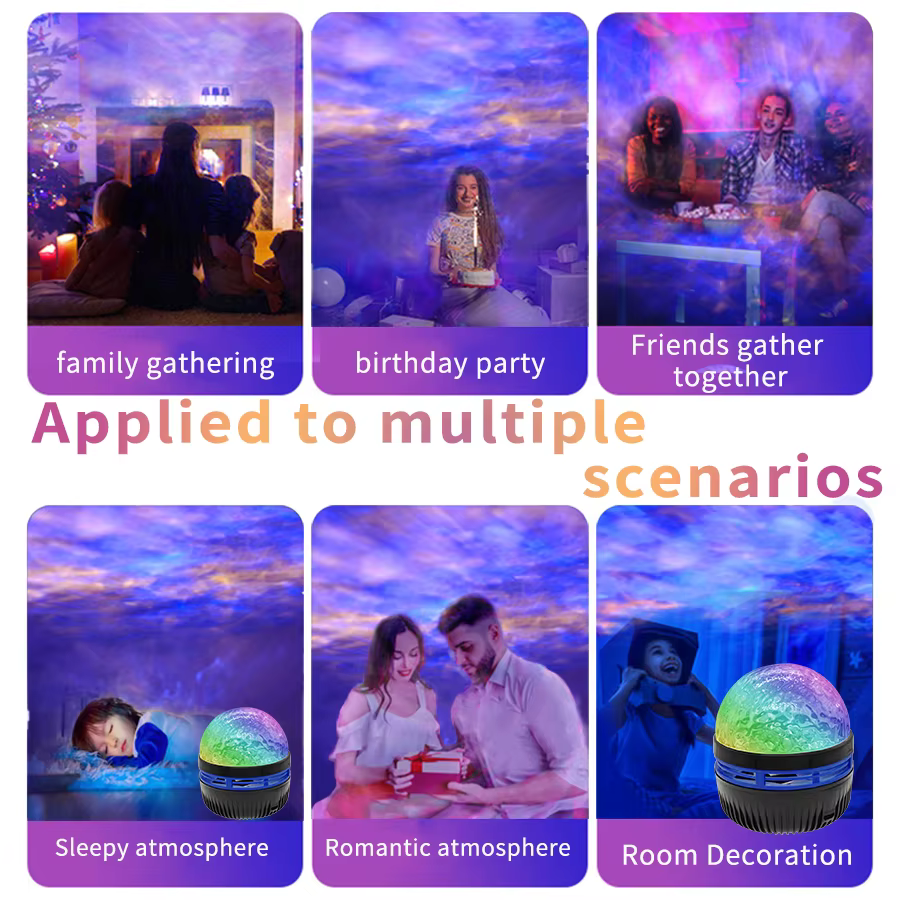 Galaxy Aurora Night Light