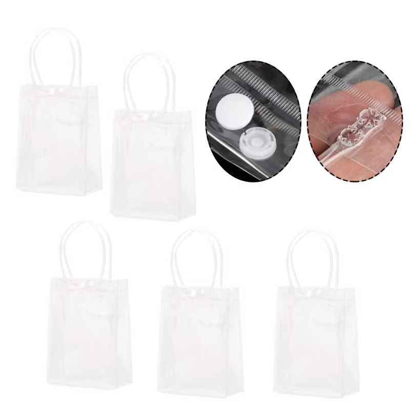 Clear Handle Favor Bags